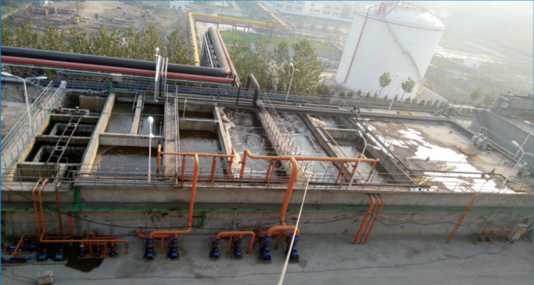 煤化工廢水2000m3d,采用AO+MBR膜出水水質(zhì)達(dá)到一級(jí)A排放標(biāo)準(zhǔn)